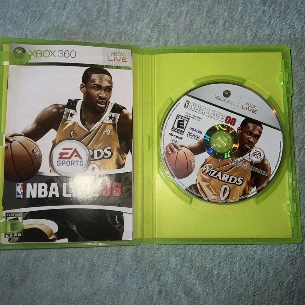 NBA Live 08 Microsoft Xbox 360 Video Game Basketball Sports